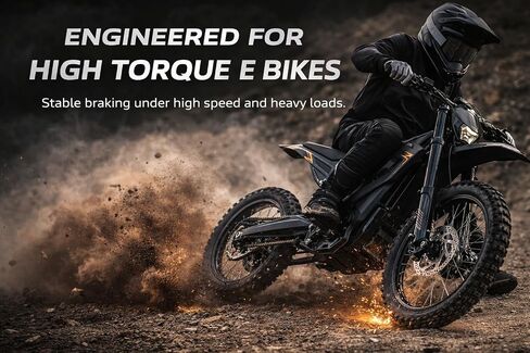 مجموعة وسادات الفرامل الأمامية والخلفية E Ride Pro SS (4 وسادات / زوجان) - وسادات أداء معدنية ملبدة سوداء اللون للدراجة الترابية الكهربائية E Ride Pro SS 1.0 و2.0 - مركب عالي الحرارة in Kuwait