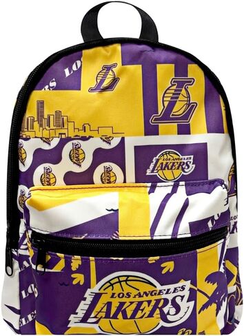 حقيبة ظهر صغيرة بمحفظة صغيرة من Pro Specialities Group Los Angeles Lakers، مثالية للنساء. حقيبة ظهر صغيرة مثالية مقاومة للماء وعصرية in Kuwait