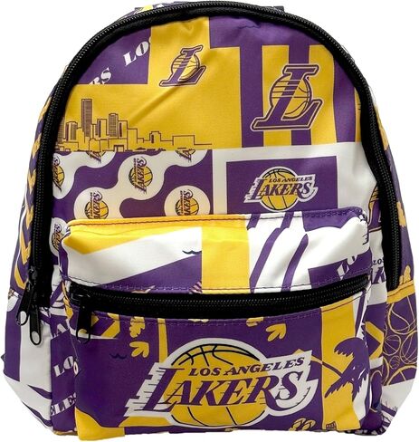 حقيبة ظهر صغيرة بمحفظة صغيرة من Pro Specialities Group Los Angeles Lakers، مثالية للنساء. حقيبة ظهر صغيرة مثالية مقاومة للماء وعصرية in Kuwait