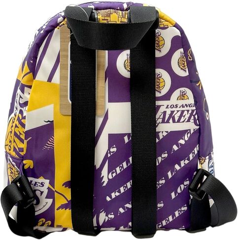 حقيبة ظهر صغيرة بمحفظة صغيرة من Pro Specialities Group Los Angeles Lakers، مثالية للنساء. حقيبة ظهر صغيرة مثالية مقاومة للماء وعصرية in Kuwait