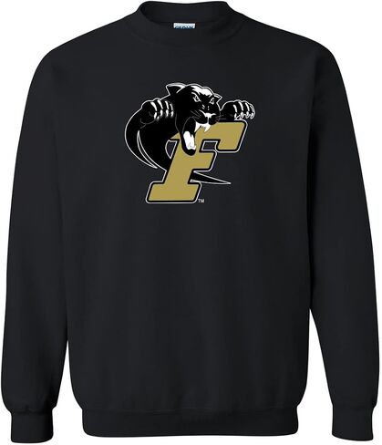 سويت شيرت CreatMyTee Ferrum College Mascot للجنسين برقبة دائرية - ملابس Ferrum Panthers in Kuwait