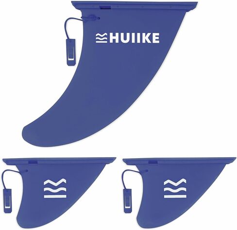 HUIIKE Paddle Board Fins Replacement 3 Pack Detachable Stand Up Paddleboard Fins with Safety Lock | Inflatable Paddle Board Accessories for Sup, Surfboard and Longboard | Sup Fin Replacement Kit in Kuwait