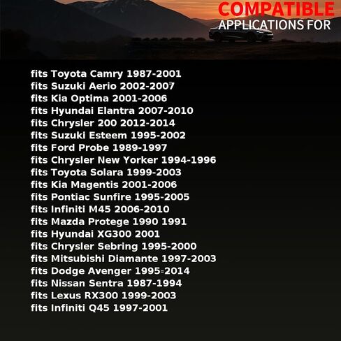 دعامة تعليق منفاخ أمامي وخلفي يناسب Toyota Solara 1999 2000 2001 2002 2003 4 X in Kuwait