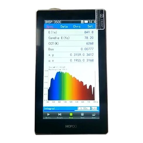 OHSP350C Spectrometer Measures Color Temperature in Saudi Arabia