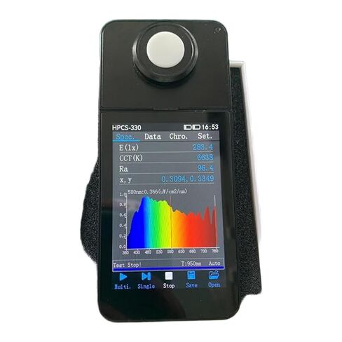 HPCS330 Spectrometer CRI Meter CCT Test in Saudi Arabia