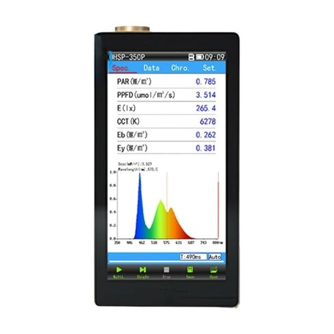 CCT CRI Measuring Instrument Lux Spectral Analysis OHSP350P Standard Rod Number PPFD Test in Saudi Arabia
