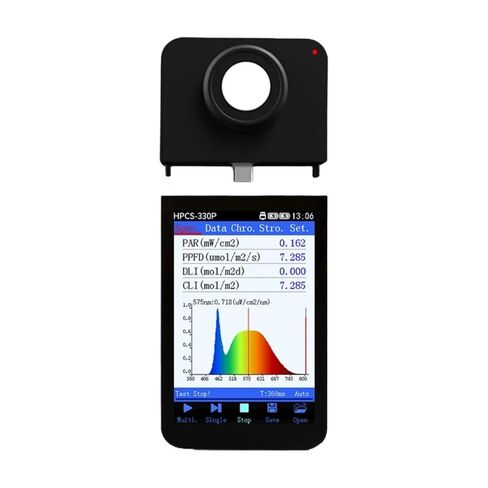 230-450nm Ultraviolet Spectrometer Peak Test Irradiance w/m2 in Saudi Arabia
