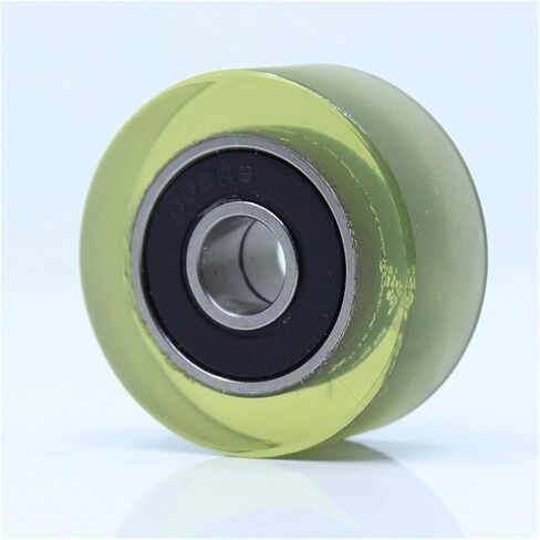 Power Transmission Products PU 608 Bearing 8x28x14mm Shaft 8mm Pulley Roller with Two Bearings Low Noise Polyurethane Guiding Wheel Pinch Ball(2Pcs) in Kuwait