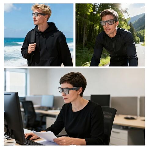 شاحن متوافق مع نظارات Ray-Ban Meta Gen2 الذكية Skyler Headliner Wayfarer Oakley HSTN يطيل وقت الاستخدام بمقدار 1.3 مرة، شحن بتصميم مشبك خفيف الوزن للغاية in Kuwait