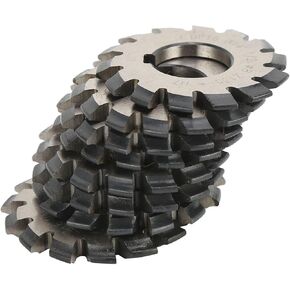 HSS Gear Mill Cutters 8Pcs Involute Gear Milling Cuttering Set High Speed Steel Cutting Tools 55mm 22mm for Metalworking Tool in Saudi Arabia