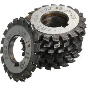 HSS Gear Mill Cutters 1Set 8Pcs Module0.3 0.4 0.5 0.6 0.7 0.75 0.8 PA20 Bore16 1#2#3#4#5#6#7#8# Involute Gear Cutters(M0.3(3-5)) in Saudi Arabia
