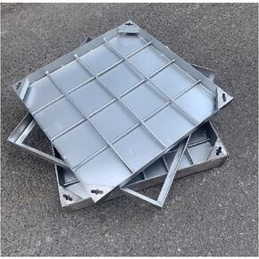 Heavy Duty Square Manhole CoverRecessed 304 Stless Steel Dr Covers for Driveway Pavement & SidewalkDurable Inspection Access Grate in Saudi Arabia