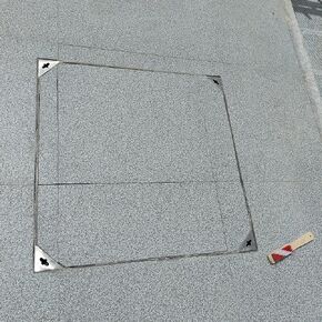 Professional Drainage Grate Invisible Square Inspection Cover for Courtyards/Garden Landscape Metal Access Hatchand Wear-Resistant (60x60x5cm) in Saudi Arabia