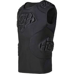 Youth Chest, Rib, Shoulder Protector Shirt, Padded Compression Tank Top for Baseball, Softball, Football in Saudi Arabia