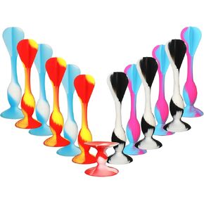 Outdoor Throwing Games Silicone Soft Darts Toys, 12Pcs Suction Cup Sticky Flying Darts, Fun Party Yard Game for Adults Kids, Beach Backyard Family Activity in Kuwait