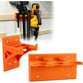 Vacuum Wall Mount for DeWalt, Cordless Vac Holder, Heavy Duty Garage Storage Organizer & Space Saving Tool Bracket, Orange in Kuwait