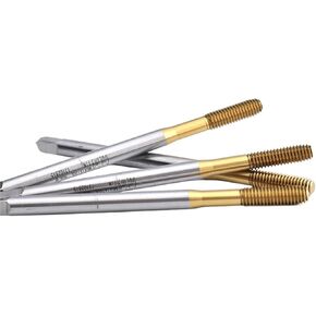HSSE-M42 Long Shank 100mm With TIN Forming Tap M1.4 M1.6 M2 M2.5 M2.6 M3 M3.5 M4-M6 M8 M10 M12 Machine Screw Thread Taps(M8X1.25X100L 1PCS) in Saudi Arabia