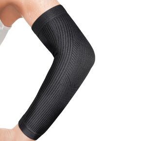 Copper Elbow Compression Sleeve - Tennis & Golfers Elbow Support Brace, Extends to Forearm for Complete Pain Relief, Wider Fit Hugs Joint, Medium in Saudi Arabia