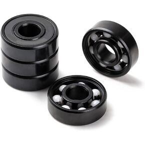 100pcs 608RS Hybrid Ceramic Bearings 8x22x7mm White Ball Bearing for Scooters, for Roller Skates in Kuwait