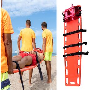 Lifesaving Stretcher 72 in Aquatic Spine Board Water Spine Stretcher, Floating Board Stretcher for Water Rescue, Emergency Life Preserving Saving Rescue Equipment(RED) in Kuwait