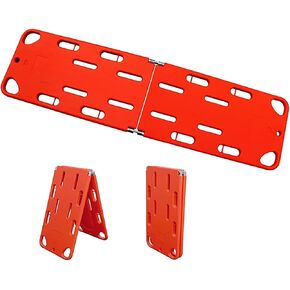 Foldable Stretcher, Plastic Life Board Stretcher Emergency Rescue Portable Plastic Stretcher Foldable Casualty Spine Fixed Plate... (Size : A) (B) in Kuwait