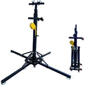 Lighting Crank Stand Lighting Truss Stage System with Outriggers and Wheels 22.97FT Adjustable Height Heavy Duty Crank Up Light Stand T Adapter 551 LB Load Capacity for DJ Light in Saudi Arabia