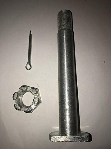 Rotary Cutter Tailwheel Axle Bolt with Nut & Pin 24mm x 186mm in Kuwait