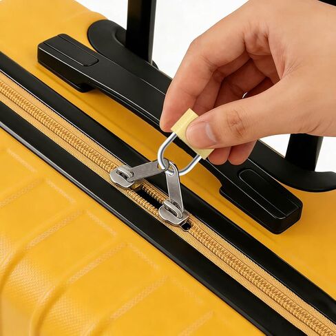 Mini Padlock with Keys 2 pcs, Small Size Brass Lock for Luggage, Gym Locker, Backpack, Drawer, Cabinet, Toolbox, Travel & Home Security(20-25mm) in Kuwait