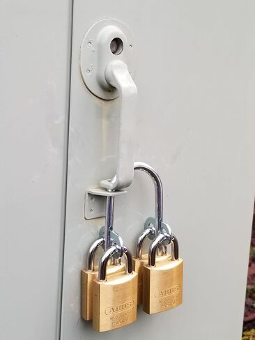 Gate Keeper GM P6006 نظام قفل الوصول المشترك متعدد المستخدمين، 2، 3، أو 4 قفل بمشبك للبوابات والأبواب، فولاذ كربوني مطلي بالزنك مقاوم للطقس، أمان من الدرجة الصناعية، صنع في الولايات المتحدة الأمريكية in Kuwait