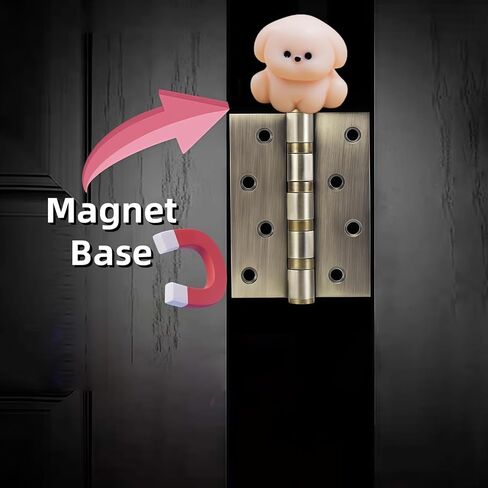 Hinge Heads Decorative Topper Set 5PCS, Home Decoration,Magnetic Hinge Head Toppers Door Hinge, Cute Mini Creative Five Types of Small Dog Resin Ornaments in Kuwait