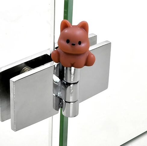Hinge Heads Decorative Topper Set 5PCS, Home Decoration,Magnetic Hinge Head Toppers Door Hinge, Cute Mini Creative Five Types of Small Dog Resin Ornaments in Kuwait
