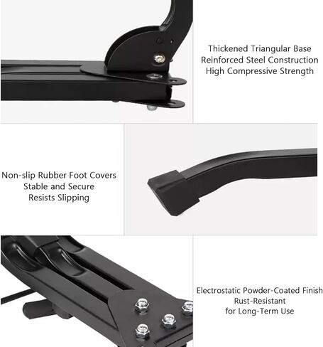 Alto Tenor Saxophone Stand,Foldable Portable Adjustable Saxophone Tripod Stand,with Non-Slip Feet and Padded Holder,for Live Performance Travel in Kuwait