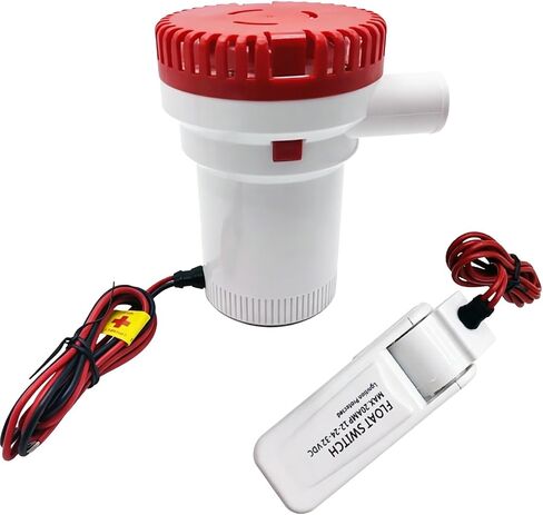 12V 2000GPH Boat Bilge Pump Marine Submersible Water Pump with Automatic Boat Bilge Pump Float Switch Suitable for Water Boats and Ponds Areas In Ships in Kuwait
