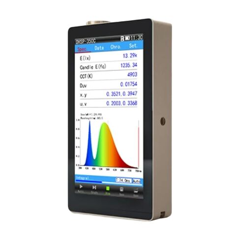 HP320 Portable Spectrometer 380-780nm CCT Color Rendering Index illuminance Meter in Saudi Arabia