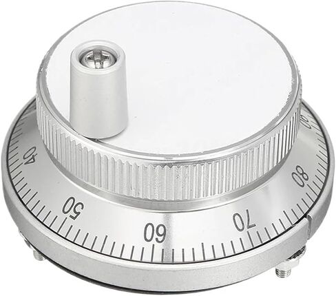Pulser Handwheel 5V 12V 24V 4Pin 6Pin Pulse 100 25 Manual Pulse Generator Hand Wheel Machine Rotary Encoder(24V-4Pin-100pulse,60mm) in Saudi Arabia