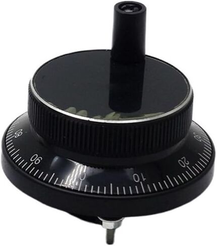 60mm Pulser Electronic Handwheel 5V 12V 24V 4 6 pin Pulse 25 100 Manual Generator Rotary Encoder(A-Silvery,5V-6 pin-100 Pulser) in Saudi Arabia