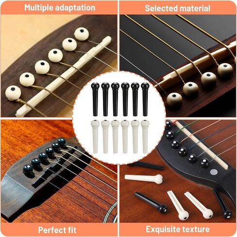 Acoustic Guitar Kit, Guitar Accessories Kit Including Acoustic Strings, Picks, Bridge Pins, Bridge Saddle Nut and 3-In-1 Restring Tool Winder Cutter And Pin Puller in Kuwait
