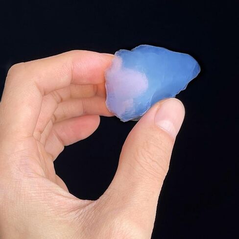 Aerogel with Cube Display Box 55mm - Lightest Solid on Earth, Frozen Smoke, STEAM Science Kit, Hydrophobic, Heat Insulation, Nanomaterial in Kuwait