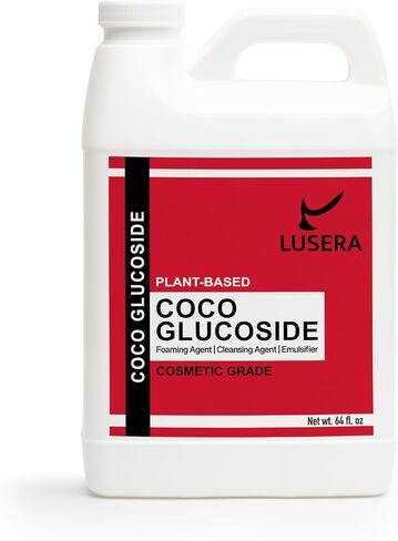 Coco Glucoside Surfactant, Cosmetic Grade Plant-Based Nonionic Cleansing Agent, Sulfate-Free Foam Booster for DIY Shampoo, Body Wash, Facial Cleanser, 64 fl oz in Saudi Arabia