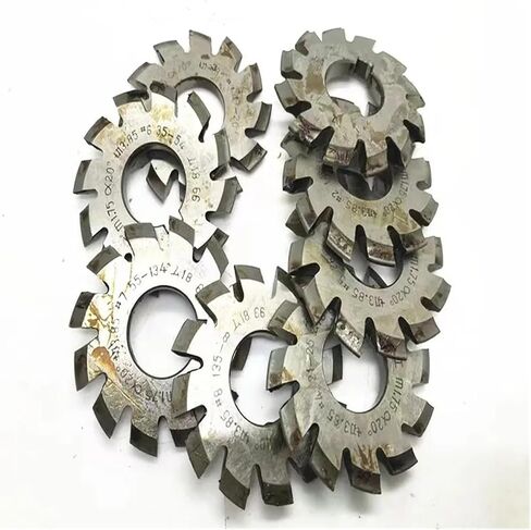 HSS Gear Mill Cutters 1Set 8Pcs Module 1.75 PA20 Bore 22 1#2#3#4#5#6#7#8# Involute Gear Cutters in Kuwait