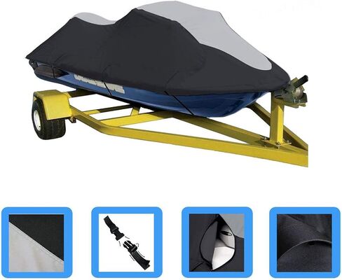 SBU متوافق مع Yamaha Jet Ski Wave Raider 700 / RA700 1994-1997 غطاء Jetski 2 مقعد 600 Denier in Kuwait