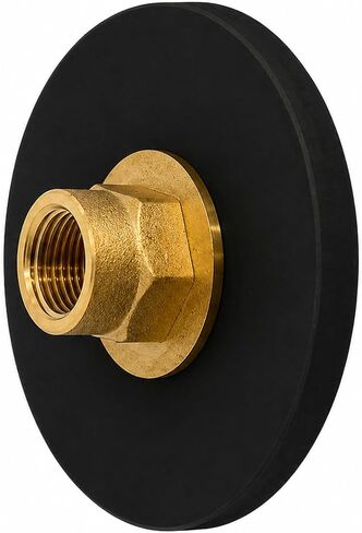 4" Force Disc Curb Plunger - Reinforced Rubber - 1/2" IPS Brass Holder in Kuwait