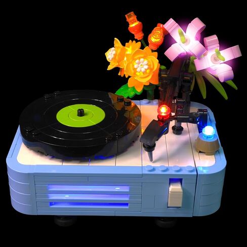 Light Kit Compatible with Lego Record Player with Flowers 31172, LED Lighting Kit for Lego Creator 3 in 1 Building Set - NOT Included The Model Set in Saudi Arabia