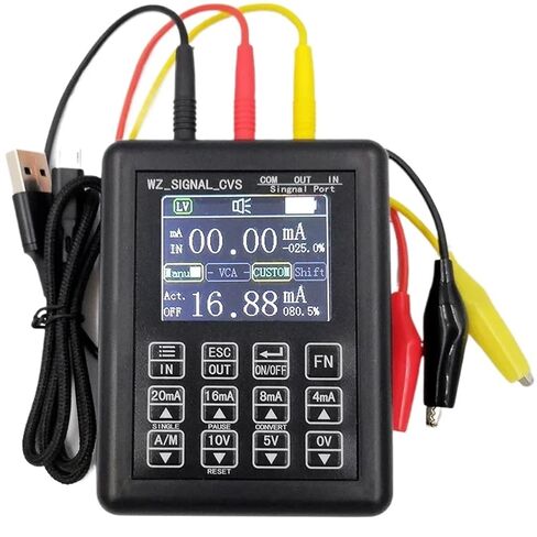 0-20mA 4-20mA 0-5V 0-10V 0-12V 24V إشارة مولد 0-22mA معاير متر التصحيح أداة عرض WZ-Signal-CVS in Kuwait