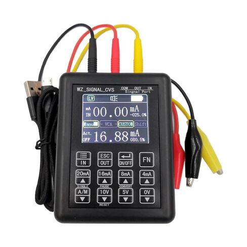 0-20mA 4-20mA 0-5V 0-10V 0-12V 24V إشارة مولد 0-22mA معاير متر التصحيح أداة عرض WZ-Signal-CVS in Kuwait