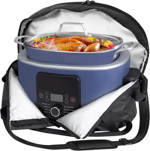 Carry Bag for Ninja Crock Pot Slow Cooker, Portable Travel Carrier Case for Foodi Possiblecooker Pro 8.5 Qt Multi-Cooker MC1000, MC1001, Slow Cooker Bag, for Ninja 8.5 to 10 Quart Crock Pot in Kuwait