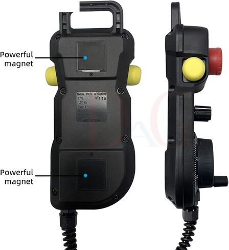 1psc HT115 HT121 HT11D MPG عقارب جهاز التحكم في مولد النبض اليدوي مع زر إيقاف EMG وتمكين (6 محاور، Basic_Point-to-Point_HT115) in Kuwait