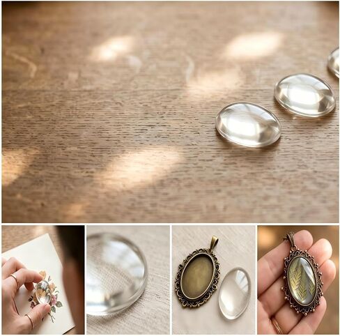 enenes 30x40 مم cabochons ، 50 pcs كابوشون بيضاوي لصناعة المجوهر in Kuwait