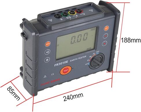 Ground Resistance Tester Soil Resistivity Meter 0.00Ω～30.00KΩ High-precision Resistance Tester FR3010E in Kuwait