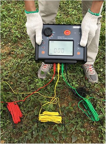 Ground Resistance Tester Soil Resistivity Meter 0.00Ω～30.00KΩ High-precision Resistance Tester FR3010E in Kuwait